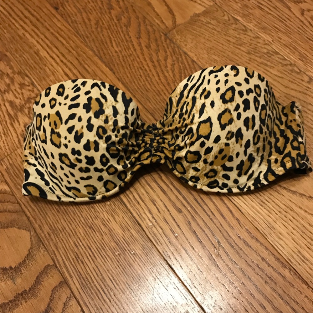 Victoria's Secret Leopard Print Bikini Top